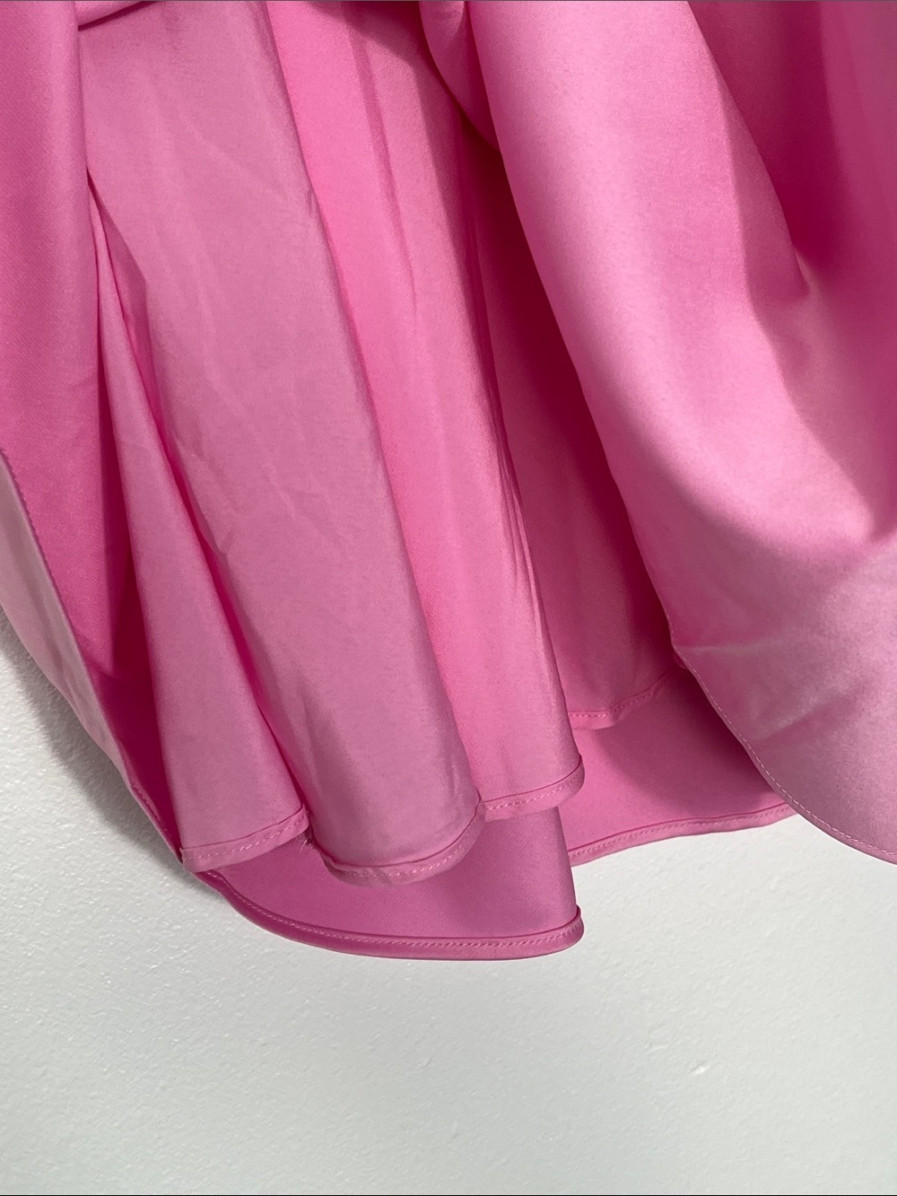 Pink Halter Cross-Neck Mini Dress/body tape - Picture 8 of 11